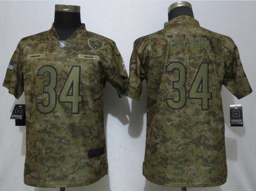 Women Nike Bears 34 Walter Payton Camo Salute To Service Limited Jersey,We sell and wholesale Women Nike Bears 34 Walter Payton Camo Salute To Service Limited Jersey on line form chian!